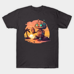 A robot asking existential crisis T-Shirt